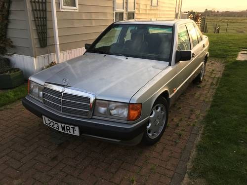 1993 Limited Edition (190eLE) of the last mercedes 190s SOLD