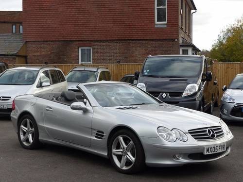 2005 MERCEDES-BENZ SL350 AUTOMATIC  CONVERTIBLE - LEFT HAND DRIVE SOLD