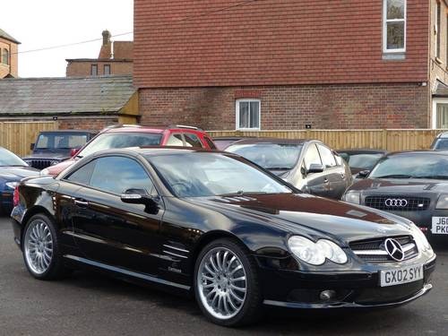 2002 MERCEDES-BENZ SL500 CONVERTIBLE AUTOMATIC CARLSON SPEC SOLD
