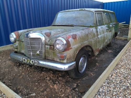 1966 Mercedes Benz 230 Fintail Estate - W110 - Right Hand Drive - SOLD