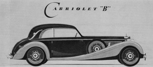 1938 Mercedes-Benz 540 K Kabriolet b In vendita