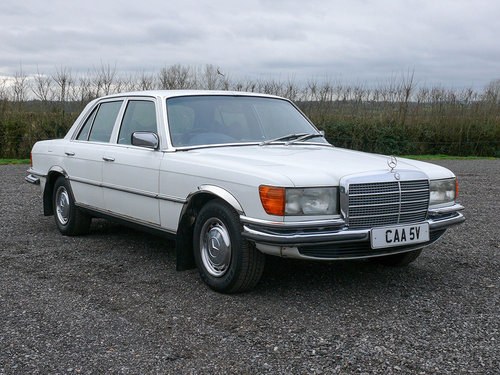 1980 Mercedes W116 280SE - White/Blue Cloth - 12 months MoT VENDUTO