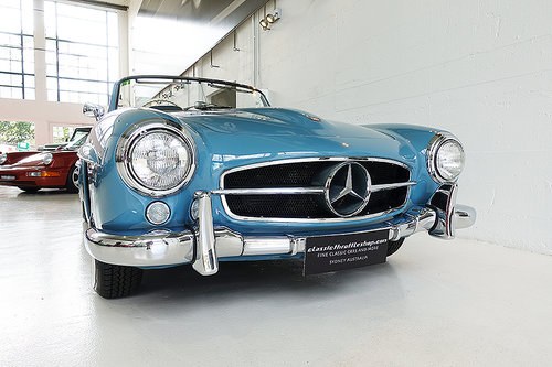 1957 original right hand drive 190 SL, delivered new to Hong Kong SOLD