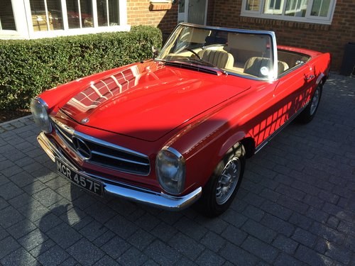 1967 MERCEDES PAGODA 250SL RIGHT HAND DRIVE For Sale