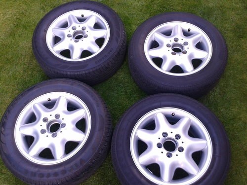 2003 Mercedes–Benz Set 4 Alloy Wheels & Tyres Refurbished 15 Inch SOLD