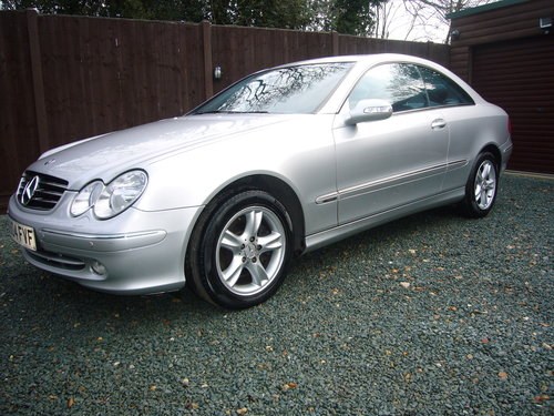 mercedes clk 240, 2004, 82000 miles, stunning hi-spec VERKAUFT