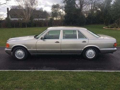 1988 Mercedes Benz 560 SEL and Private Registration For Sale
