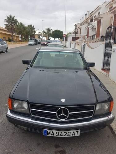 1986 Mercedes 500SEC  C126  W126 VENDUTO