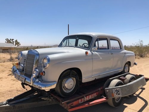 1958 Rare Mercedes Ponton 190 fitted with original 1.6 diesel SOLD
