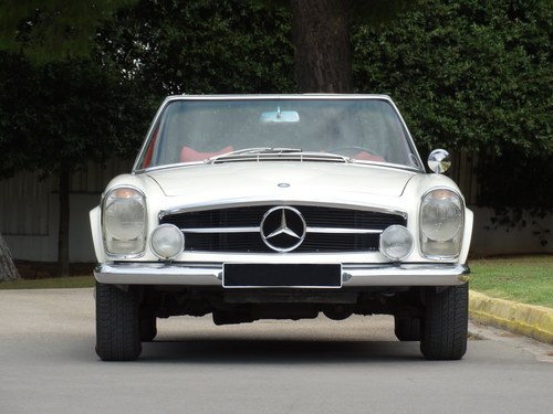 1965 Mercedes-Benz 230 SL, hardtop, Old English White For Sale