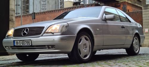 Picture of 1998 Mercedes CL600 V12- Coupe- Silver/Black For Sale