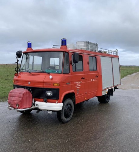 1985 Mercedes 608 D fire truck For Sale