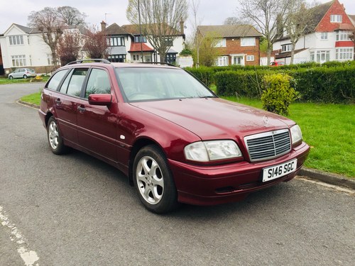 1998 Mercedes C200 ONE Owner Super Clean Red Automatic For Sale