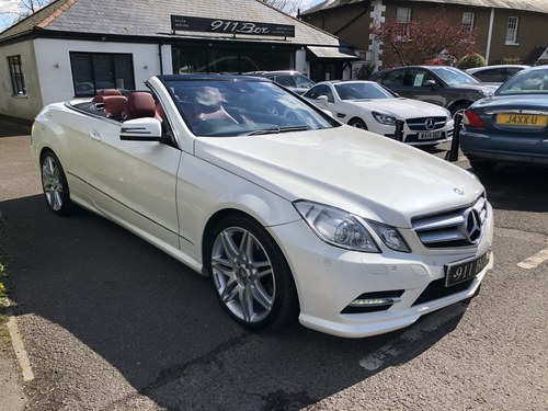 2012 MERCEDES E250 AMG KIT SPORT CONVERTIBLE 7 G-TRONIC For Sale