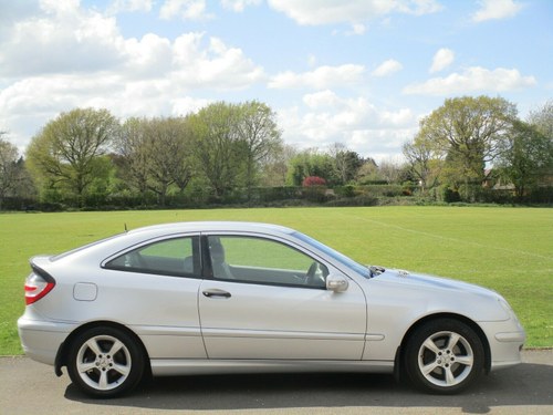 2004 Mercedes C180 Coupe Auto.. Only 34K Miles.. FSH.. One Owner For Sale