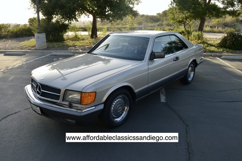 1986 Mercedes-Benz 560SEC SOLD