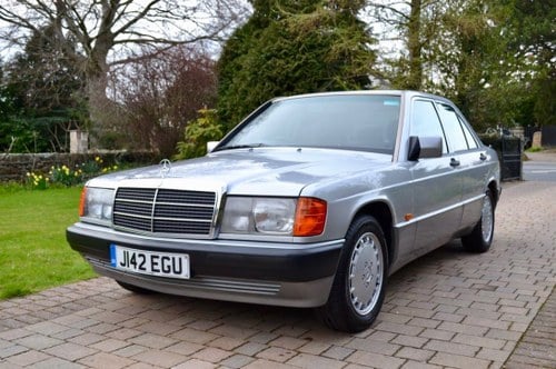 1991 Cherished Mercedes-Benz 190E 2.0 petrol, new service + MOT For Sale