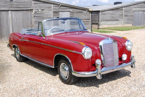 1958 Mercedes 220S Cabriolet, RHD, History, Extensive recent work For Sale