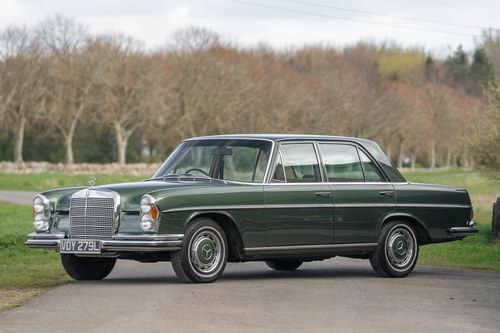 1972 Mercedes 280SE 3.5 Saloon - 12,850 miles from new, UK RHD SOLD