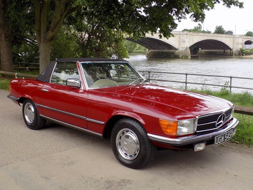 1976 Mercedes 350SL Sports Convertible - Only 62,000 Miles! SOLD