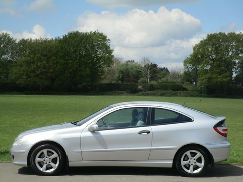 2004 MERCEDES C180K SE COUPE AUTO.. ONLY 34,500 MILES.. ONE OWNER For Sale