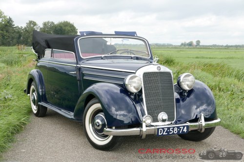 1950 Mercedes-Benz 170S B Convertible completely restored For Sale