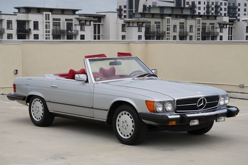 1979 Mercedes 450 SL Convertible Roadster 56k miles Silver For Sale
