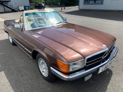 1982 MERCEDES BENZ 280SL AUTOMATIC CONVERTIBLE WITH FACTORY HARDT In vendita