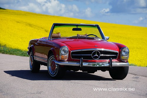 1970 Mercedes SL 280 Pagoda with hardtop For Sale