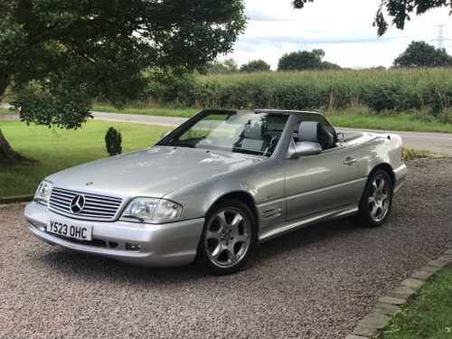 2001 Mercedes sl500 silver arrow For Sale