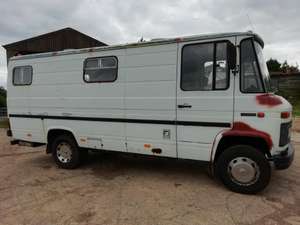 1985 Classic Mercedes 508d Camper blank canvas with MOT For Sale (picture 1 of 12)