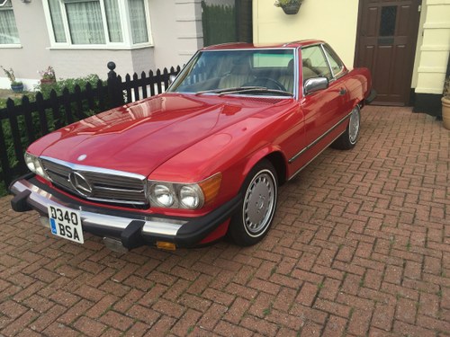 1987 Mercedes 560SL (Left hand drive) For Sale