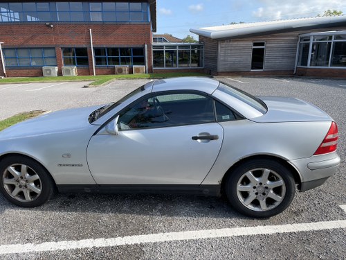 Mercedes SLK 230 - Silver with Red Leather Interior - 1998 For Sale