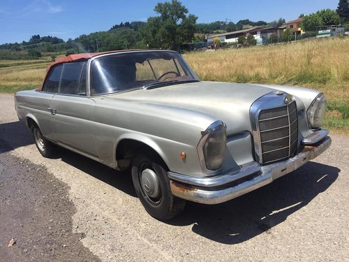 1964 MERCEDES 220 SE CABRIOLET PROJECT W111023, 25.000,00 EURO For Sale