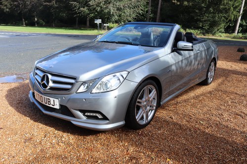 2010 MERCEDES E350 CDI BLUE EFFICIENCY SPORT CONVERTIBLE VERKAUFT