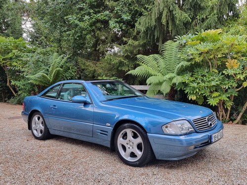 1999 Mercedes SL280 in Aquamarine, with a Panoramic Hardtop SOLD