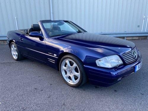 2000 MERCEDES-BENZ R129 SL320 FINAL EDITION IN MYSTIC BLUE For Sale