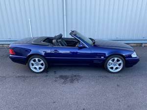 2000 MERCEDES-BENZ R129 SL320 FINAL EDITION IN MYSTIC BLUE For Sale (picture 4 of 37)