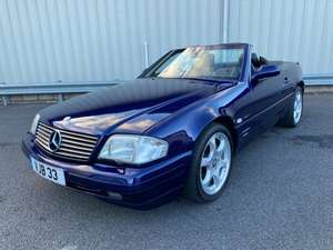 2000 MERCEDES-BENZ R129 SL320 FINAL EDITION IN MYSTIC BLUE For Sale (picture 12 of 37)