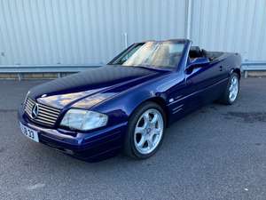2000 MERCEDES-BENZ R129 SL320 FINAL EDITION IN MYSTIC BLUE For Sale (picture 13 of 37)