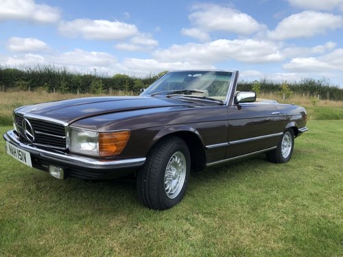 1980 Mercedes 350 SL For Sale by Auction 23 October 2021 In vendita all'asta