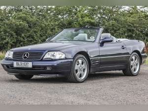 1999 MERCEDES-BENZ SL500 (R129) #2316 AZURITE BLUE WITH GREY For Sale (picture 8 of 8)