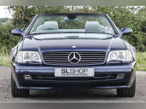1999 MERCEDES-BENZ SL500 (R129) #2316 AZURITE BLUE WITH GREY For Sale (picture 1 of 8)