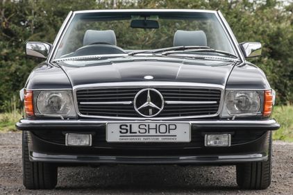 Picture of 1988 MERCEDES-BENZ 420SL (R107) #2311 BLUE BLACK WITH GREY LEATHE For Sale