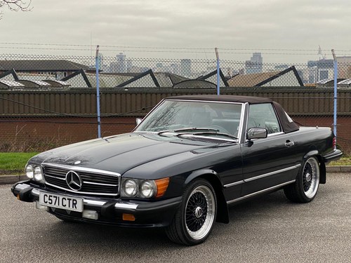 1986 mercedes sl560 amg brand new soft top/hard top rare car For Sale