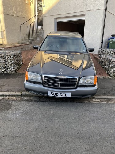 1992 Mercedes 500SEL with reg number 500 SEL For Sale