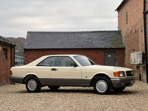 1987 Mercedes 560 SEC. Previously Owned by Jimmy Tarbuck SOLD