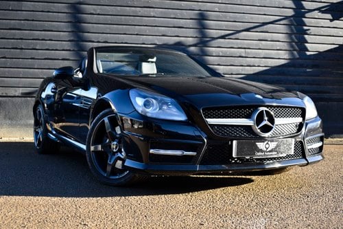 2012 Mercedes SLK 200 AMG Sport Auto Low Miles+Nav+RAC Approved VERKAUFT
