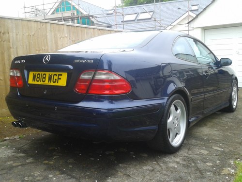 2000 Mercedes clk55 amg rare one of only 5 in azurite blue For Sale by Auction