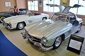 1955 Mercedes 300SL Coupe Restored Ivory(~)Red Show Car For Sale